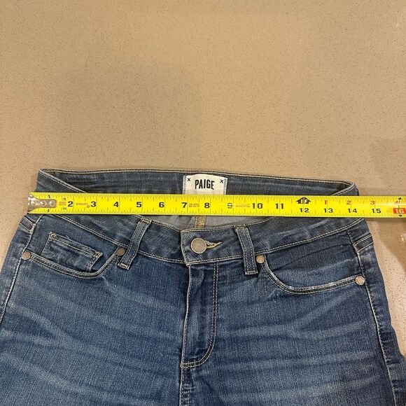 Paige Verdugo Crop Zach Distressed Jeans- size 28 - Picture 10 of 14